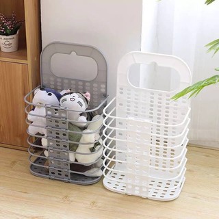 韓風簡易方便型折疊洗衣籃