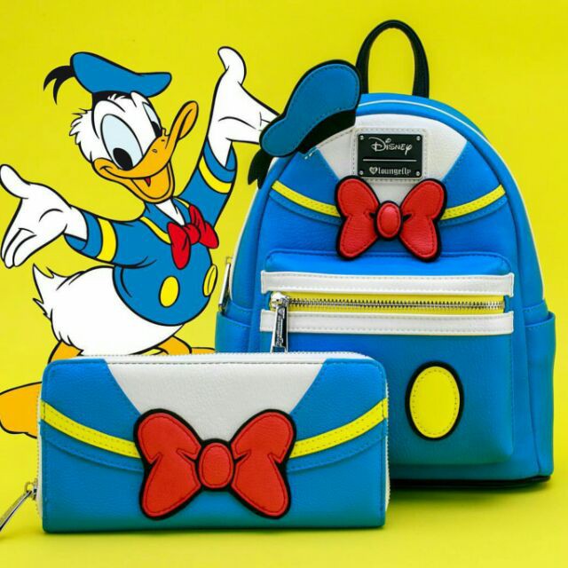 👍正版空運👍官方正貨►美國迪士尼 Loungefly Donald Duck 唐老鴨 後背包 背包 長夾 錢包