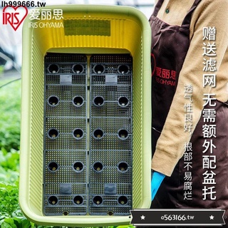 熱銷*愛麗思陽臺菜盆家庭蔬菜種菜盆專用箱室內長條花盆塑膠種植愛麗絲