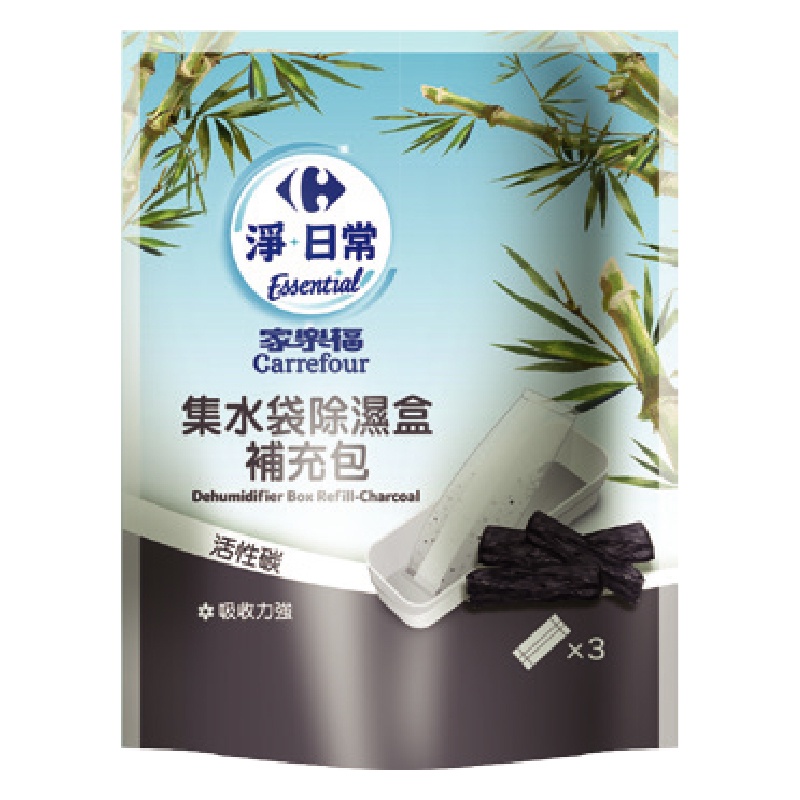 家樂福 集水袋除濕盒補充包(活性碳) 400ml【家樂福】