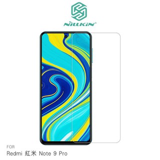 NILLKIN 玻璃貼 Redmi 紅米 Note 9 Pro Amazing H 防爆鋼化玻璃貼 手機保護貼 防爆鋼化
