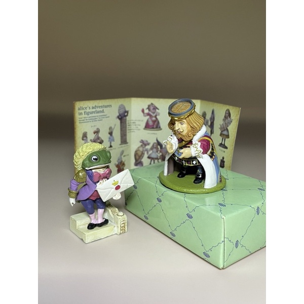 海洋堂 人形之國 愛麗絲夢遊仙境 青蛙 國王 盒玩 扭蛋