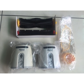 irobot 原廠膠刷+毛刷+燈塔