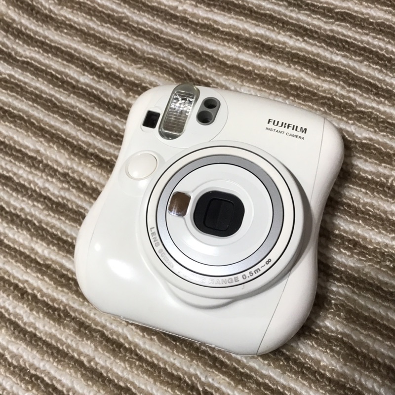 (功能一切正常!!!)富士 instax mini25 白色 拍立得相機