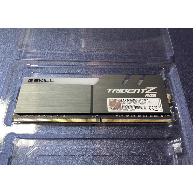 芝奇 G.SKILL TZ RGB DDR4 3200 8GBx2 超頻記憶體(RGB)