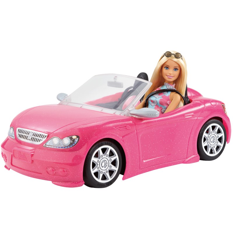 Barbie芭比跑車(附娃娃) ToysRUs玩具反斗城