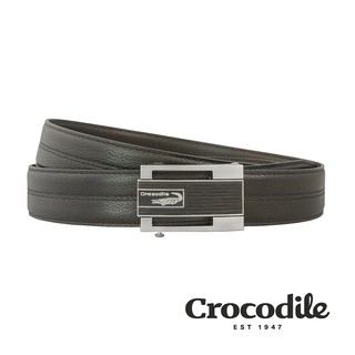 Crocodile 鱷魚皮件 真皮皮帶 自動穿扣皮帶 0101-25008-01