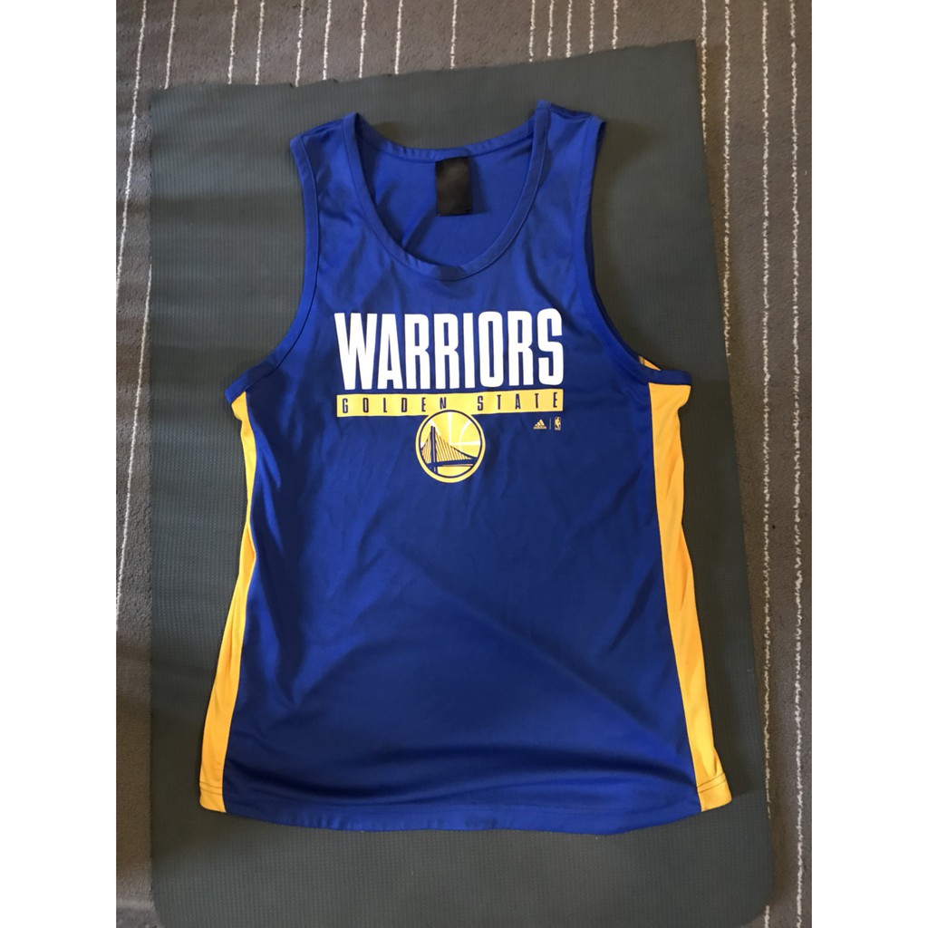 優質二手 ADIDAS NBA warriors 復古球衣 SIZE L 美國購買 原價2980