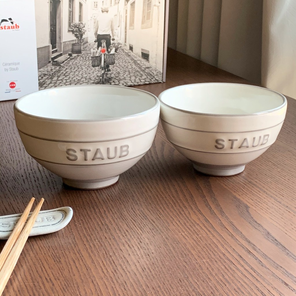 【Staub】親子碗/夫妻碗 日式/中式餐碗（330ml+400ml）雙碗組 - 日本製（現貨。附電子發票）《家廚小宴》
