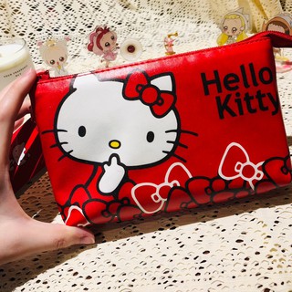 [可議價] 三麗鷗 HELLO KITTY 手機觸控包 觸控手機袋 收納袋 手機包 斜背包 凱蒂貓 手機袋