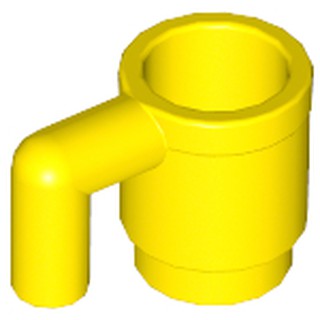 樂高 LEGO 黃色 啤酒杯 杯子 馬克杯 酒杯 水杯 3899 389924 積木 人偶 配件 Yellow Cup