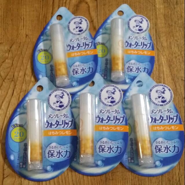 現貨 日本樂敦  曼秀雷敦保水力護唇膏 蜂蜜檸檬香味 防曬UV SPF20