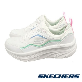 【MEI LAN】SKECHERS (女) D’LUX WALKER 厚底增高 緩震 運動鞋 896059WMLT 白綠