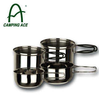 【 CAMPING ACE 野樂 經典 攜帶雙人餐具】ARC-303/ 攜帶雙人餐具/套鍋/露營餐具/悠遊山水