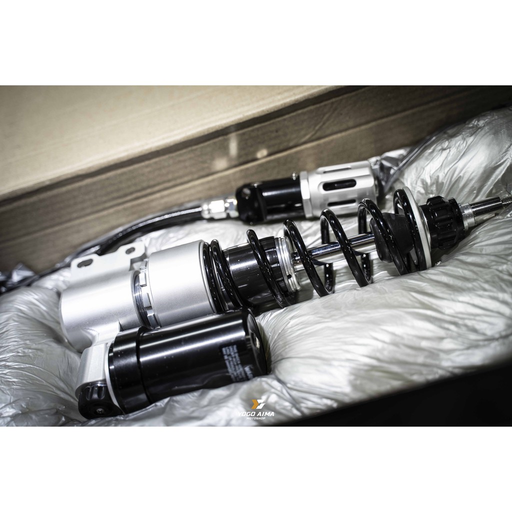 OHLINS 雙瓶 黑化 VESPA GTS300 【優購愛馬】避震器 前叉 雙孔 偉士牌 六日 春天 衝刺 150