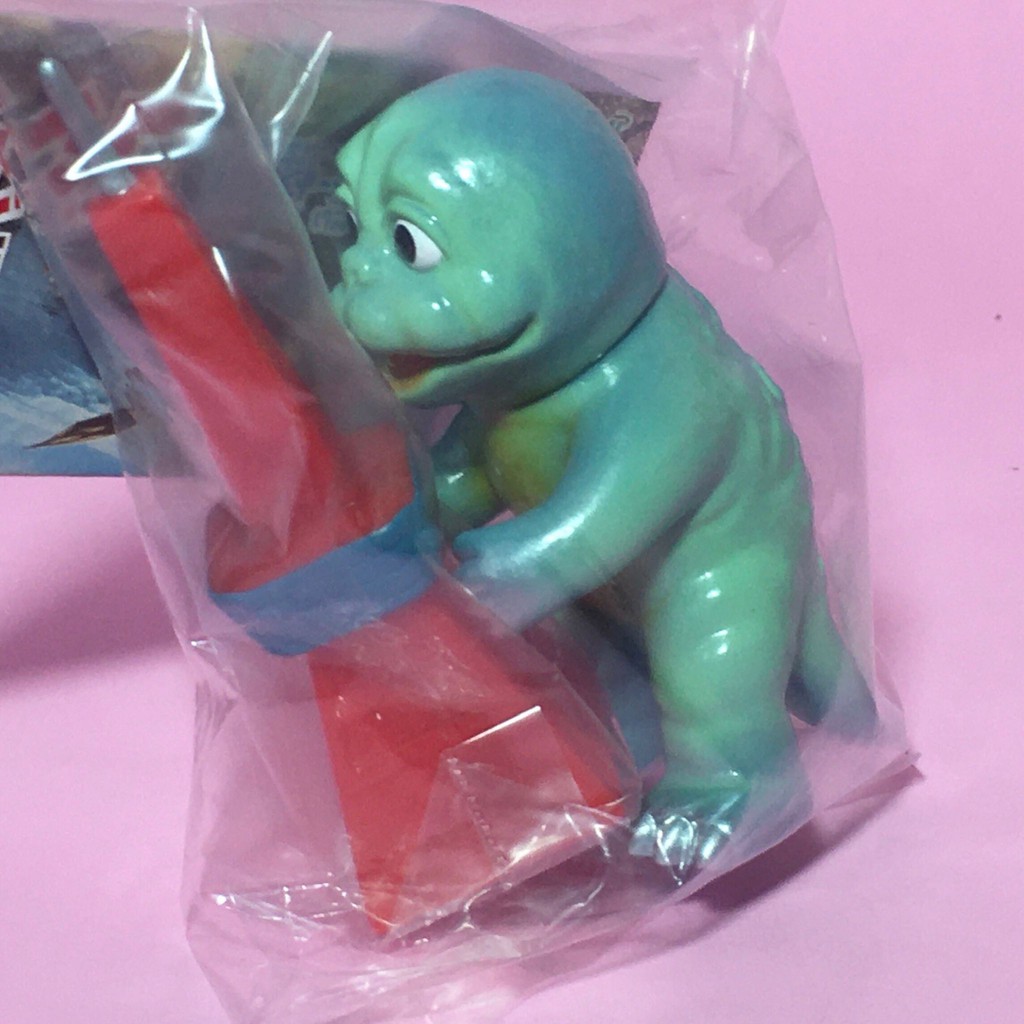 限量m1號東寶哥吉拉怪獸系列兒子迷你拉鐵塔組合日本製彩膠円谷特攝vinyl 可愛 蝦皮購物