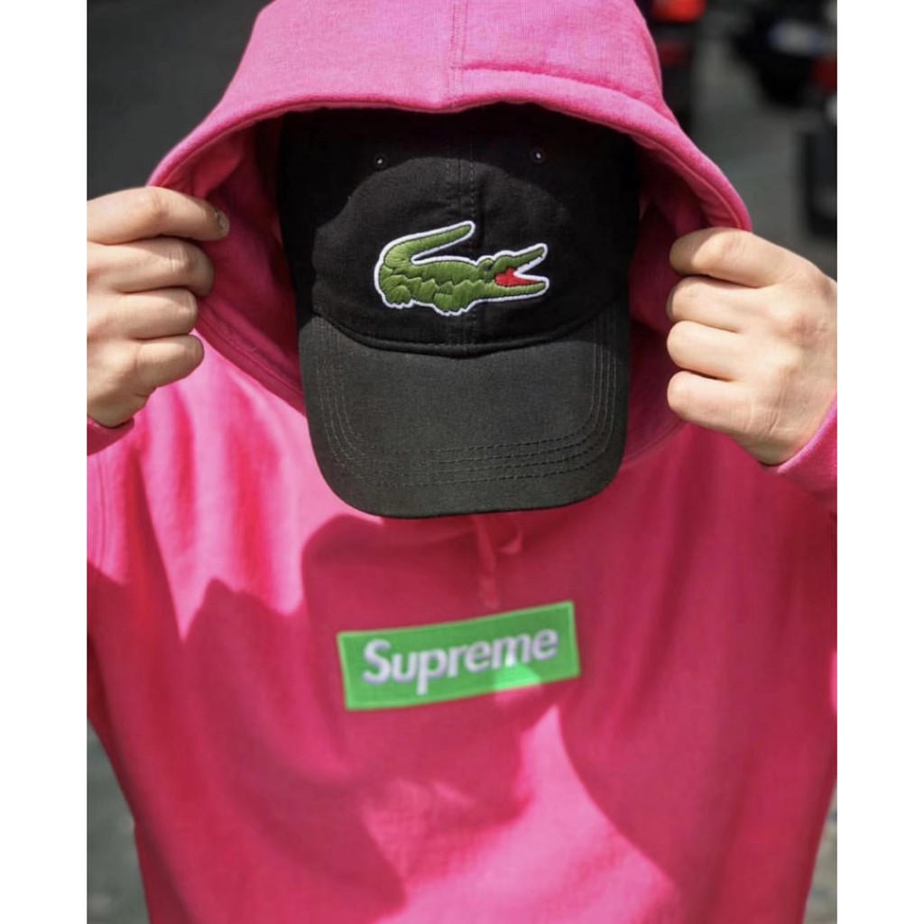supreme box logo magenta