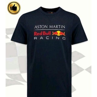 S號【F1授權正品】 紅牛 Red Bull Aston Martin 極速能量 黑色 純棉T恤 紅牛T恤 F1賽車