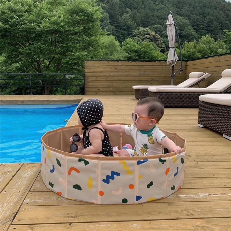 ʜᴏʙʙɪᴇꜱx Ins韓風兒童海洋球池/嬰兒室內泳池/可折疊室內室外好收納球池