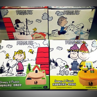 7-11 全新未拆 史努比 Snoopy&Friends木頭旋轉音樂盒