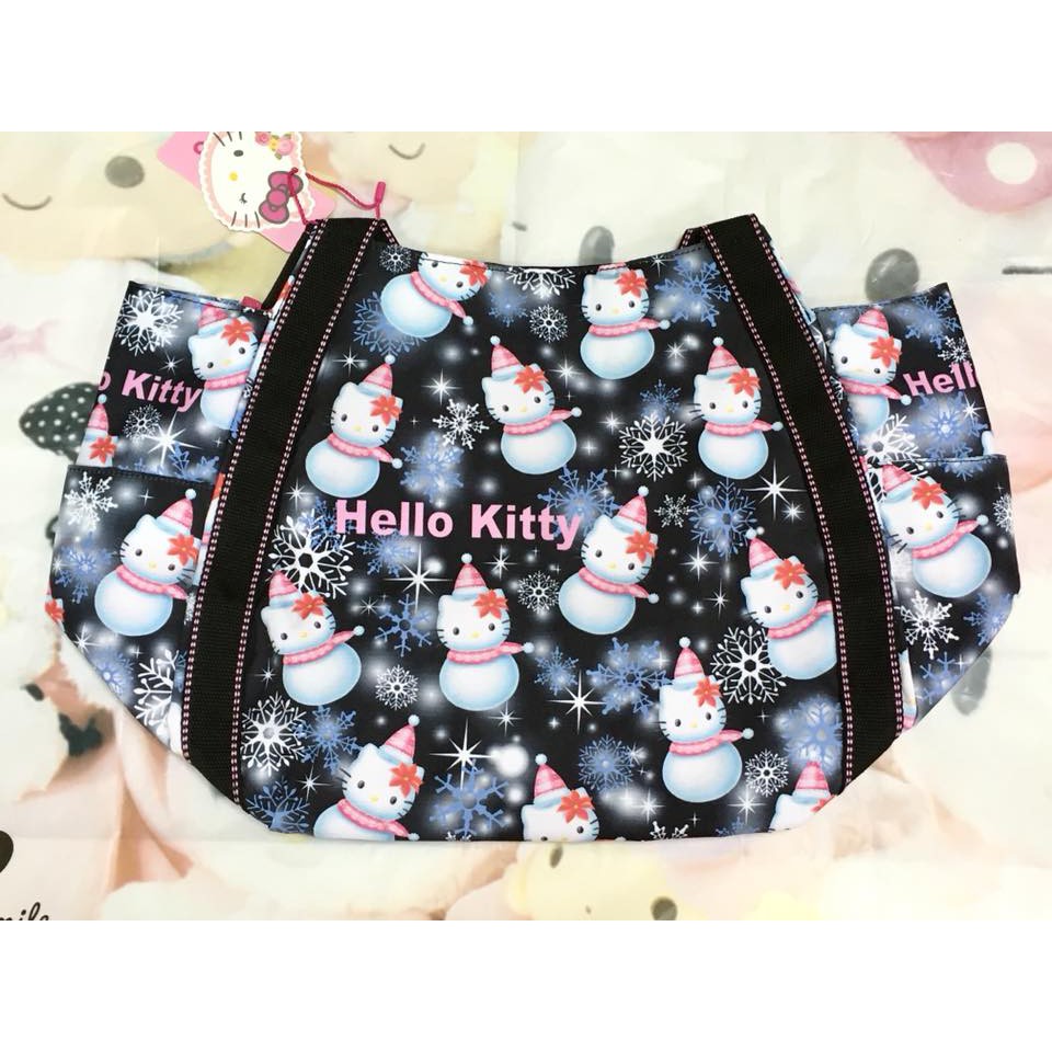 Hello Kitty 托特包 (雪人)