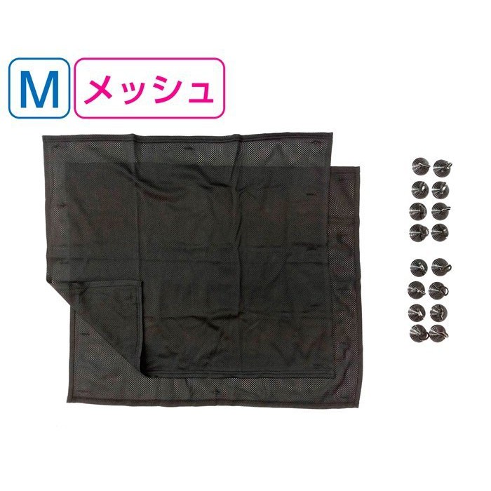 日本SEIKO 吸盤式固定側窗專用遮陽窗簾 91%抗UV 黑色2入 EH-187
