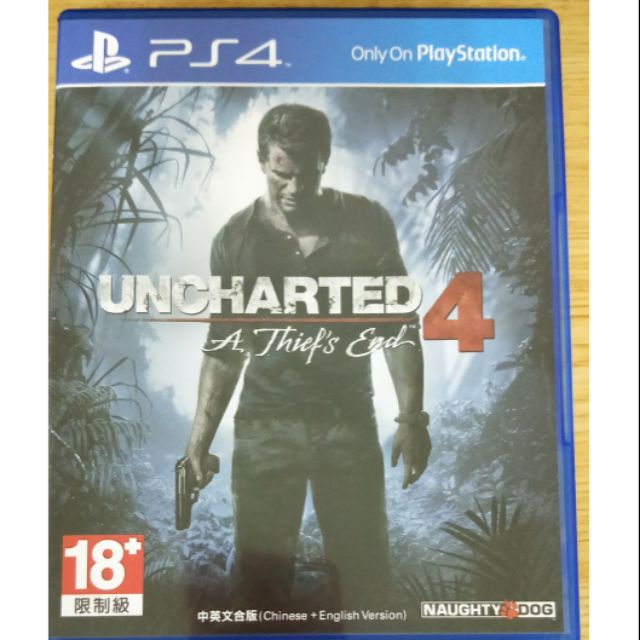 PS4 秘境探險4 UNCHARTED 4 二手
