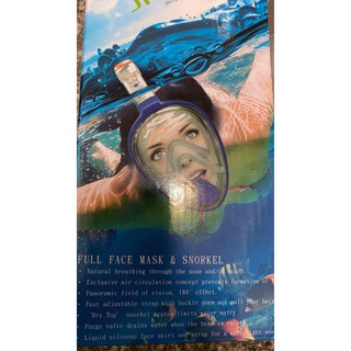 全罩式 浮潛呼吸面罩 游泳 浮潛 潛水 面罩