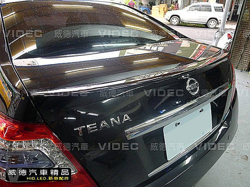 DIY商城 NISSAN 08-13 TEANA 專用小鴨尾 尾翼 擾流板 素材 材質ABS 現貨供應中