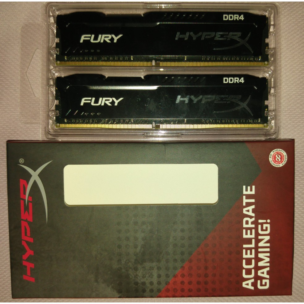 Kingston HyperX Fury DDR4 2666 16G (8GBx2) (HX426C15FBK2/16)