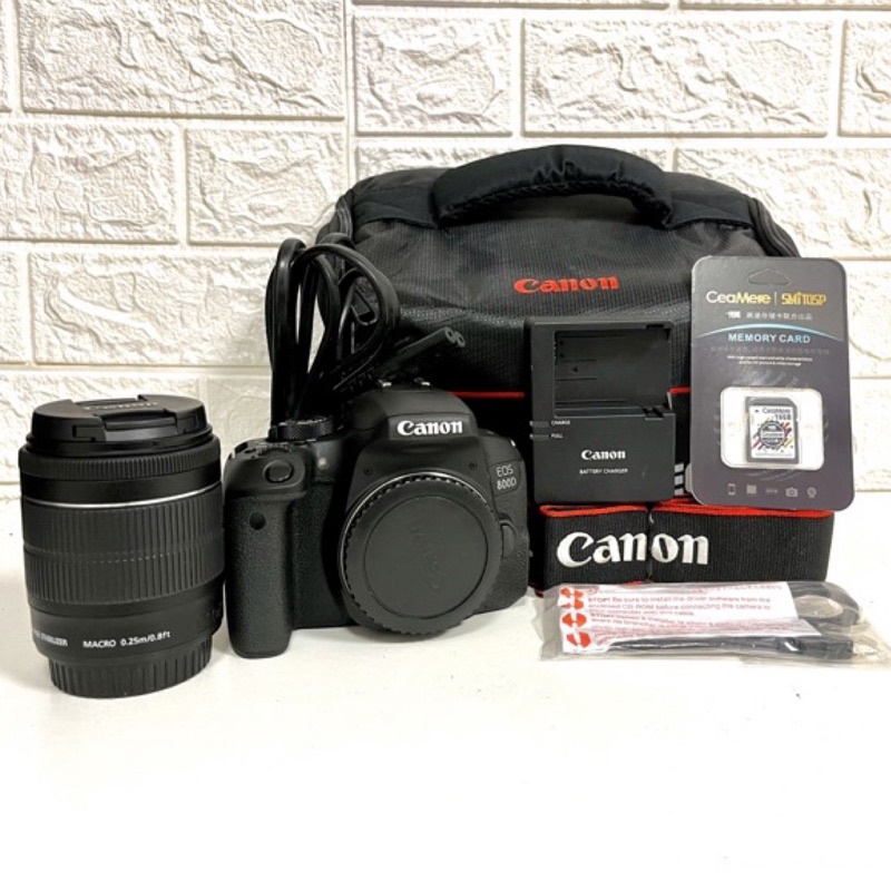 (99成新 狀況佳) Canon 800D 18-55 鏡頭 單眼相機