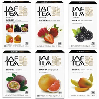 🎁🎉75折優惠，新效期商品 JAF TEA 水果嘉年華 果香紅茶保鮮茶包系列20入/盒（六種風味任選）