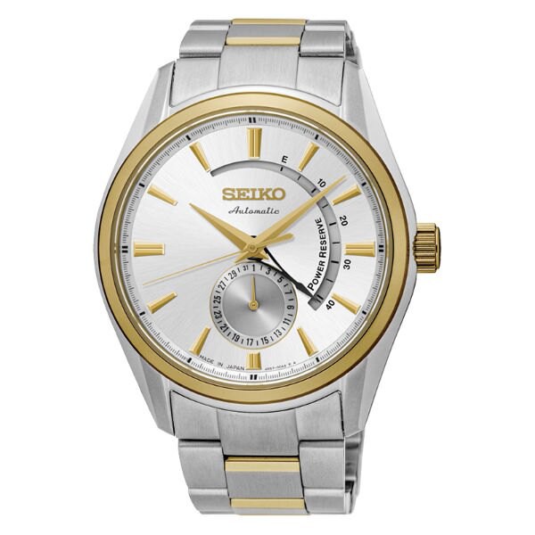 Seiko 精工錶 Presage 4R57-00A0KS(SSA306J1) 動力儲存機械腕錶/銀面 42mm