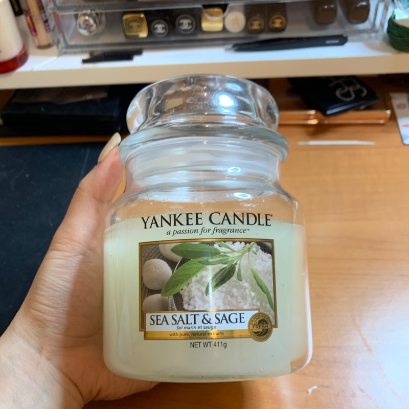 🔥現貨 Yankee Candle一芯蠟燭🕯️鼠尾草與海鹽｜Yankee sea salt &amp; sage