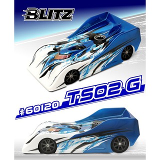 【TITAN】BLITZ TS02G 200mm 1/10 透明 平跑車殼 60120