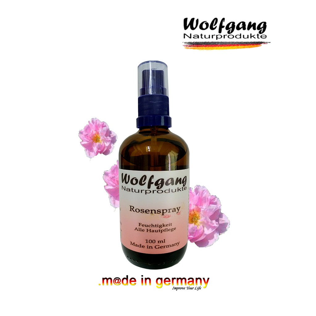 Wolfgang 玫瑰精萃噴霧 100ml <來自保加利亞玫瑰純露> 德國原裝