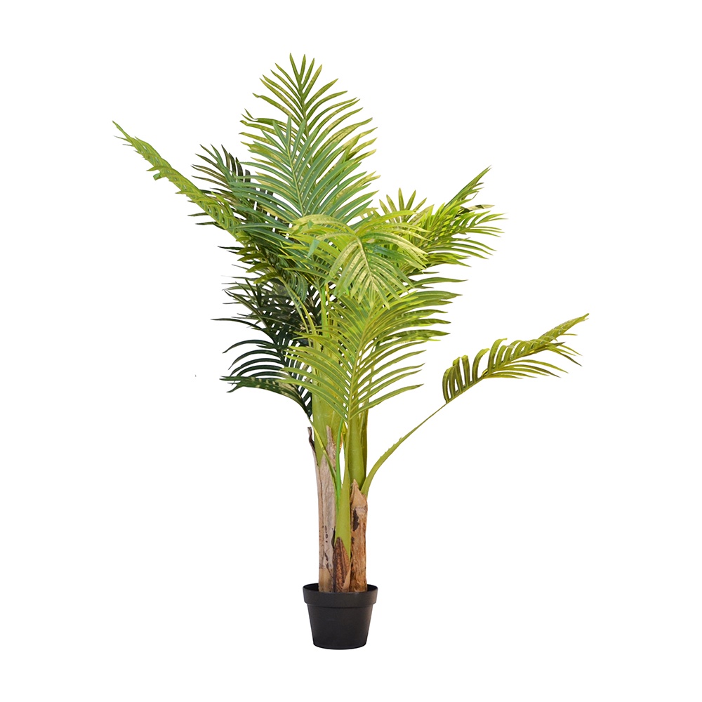 【YU Living】仿真棕櫚樹綠色植物盆栽 人造植物盆栽(高140CM/綠色)