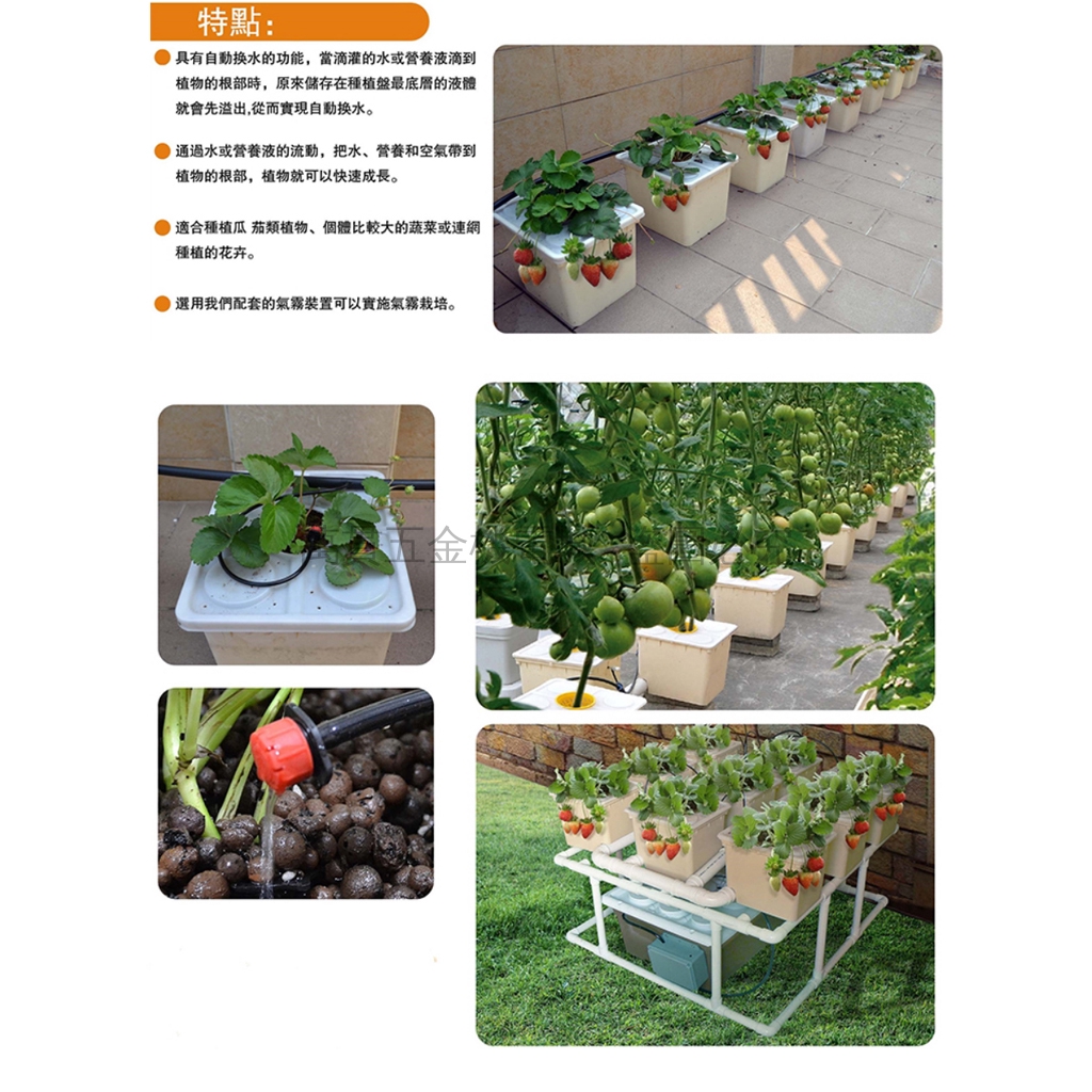 食品級 荷蘭桶無土栽培溫室大棚設備蔬菜培育槽盆草莓種植桶陽臺種菜神器水耕桶水培桶 蝦皮購物