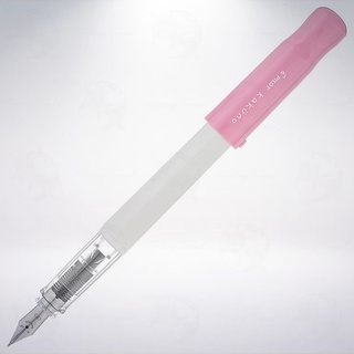 日本 PILOT kakuno 白桿微笑鋼筆: 粉紅色/Soft Pink
