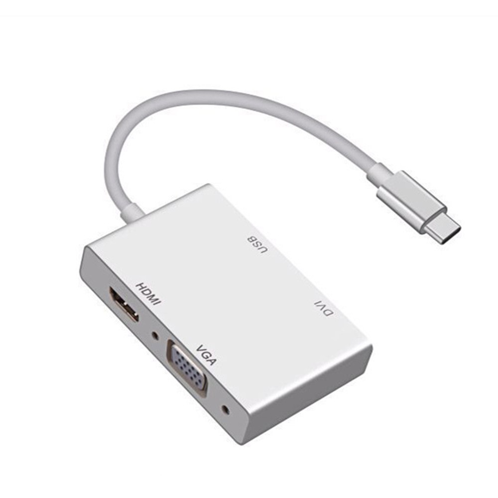 品名: USB 3.1 Type-C轉HDMI VGA DVI HUB TYPE-C轉HDMI(顏色隨機) J-1464