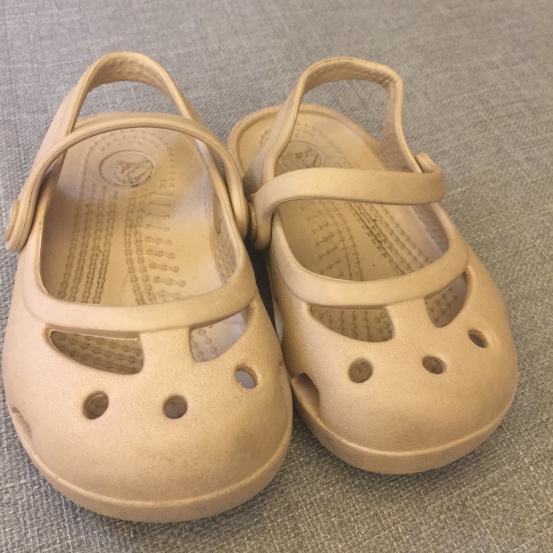 Crocs 兒童布希鞋 5號 涼鞋 室內鞋 二手