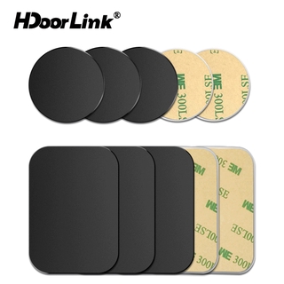 Hdoorlink 磁性支架金屬板用於車載手機支架額外貼紙磁鐵鐵片在汽車桌面磁性支架配件中