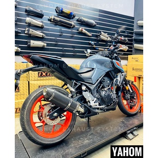 非認證管YAMAHA R3/MT03 改裝中尾段排氣管 吉村四角管/蠍子管/英國蠍 CB300R/CB650/MT09/