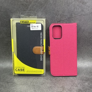 City boss 小米 紅米Note10s 手機保護套 側掀皮套 保護套 斜立支架保護殼 手機殼 可放卡片
