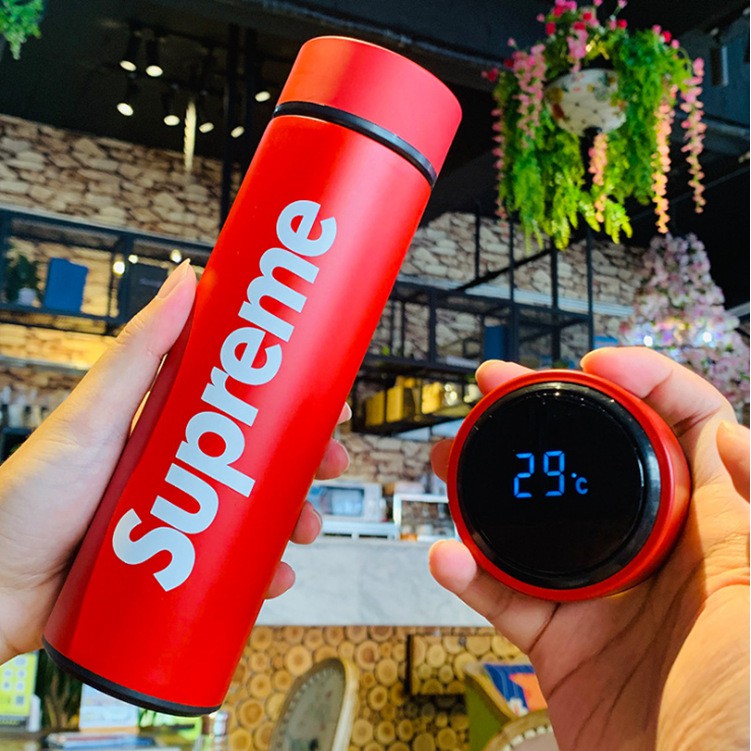Supreme 304 不銹鋼保溫瓶智能溫度測量 2020