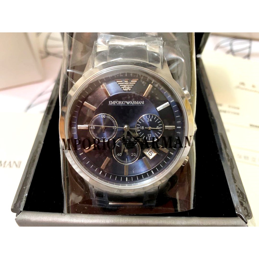 正品 EMPORIO ARMANI 亞曼尼 AR2448 時尚精品錶
