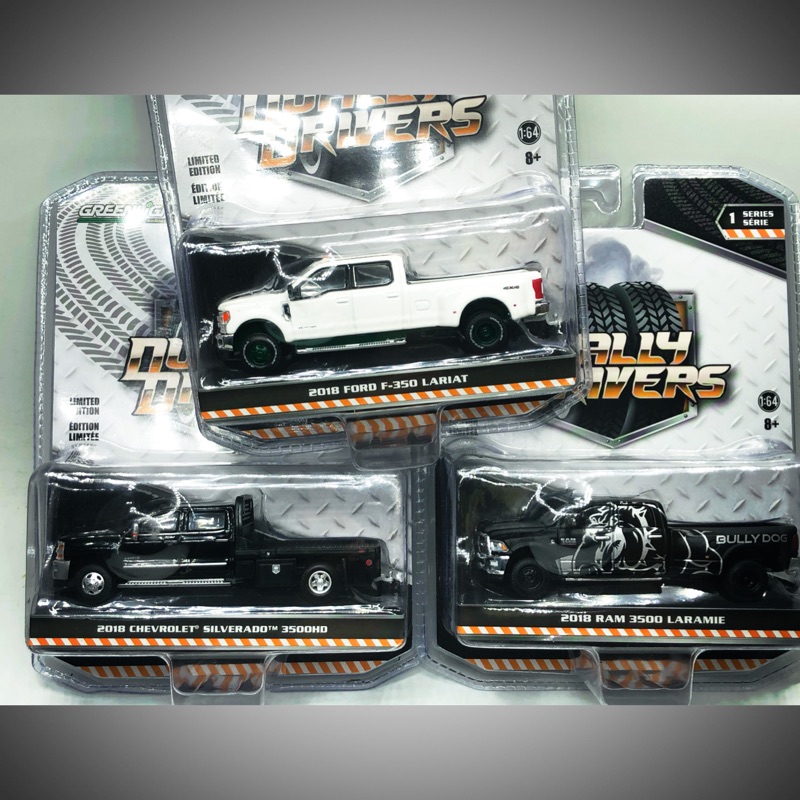 Jada 1/64 貨卡 第一代 初回 寶藏 綠機器 福特 Ford F350 Ram 道奇 非 風火輪 多美 京商