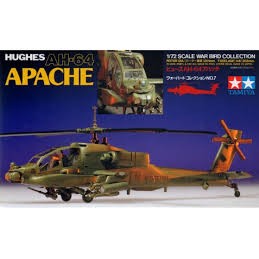 (大鳥叔叔模型)TAMIYA 田宮1/72 60707休斯AH-64阿帕契 直升機
