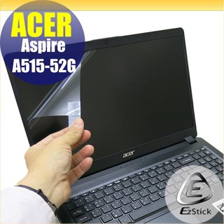 【Ezstick】ACER A515-52 A515-52G 靜電式筆電LCD液晶螢幕貼 (可選鏡面或霧面)