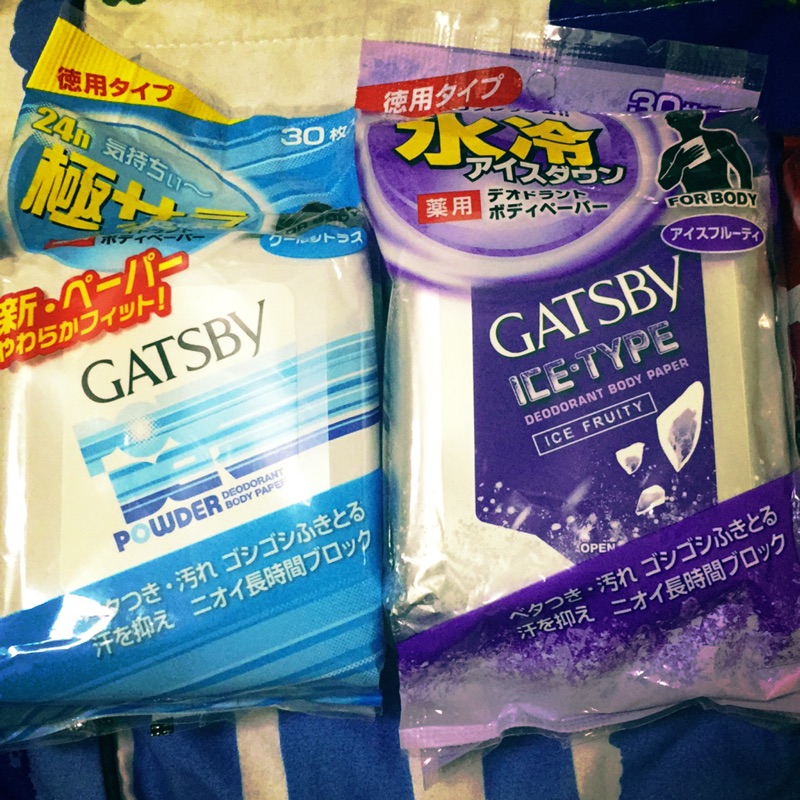 日本 GATSBY 濕紙巾 30入 極凍 出清價 三包 220元